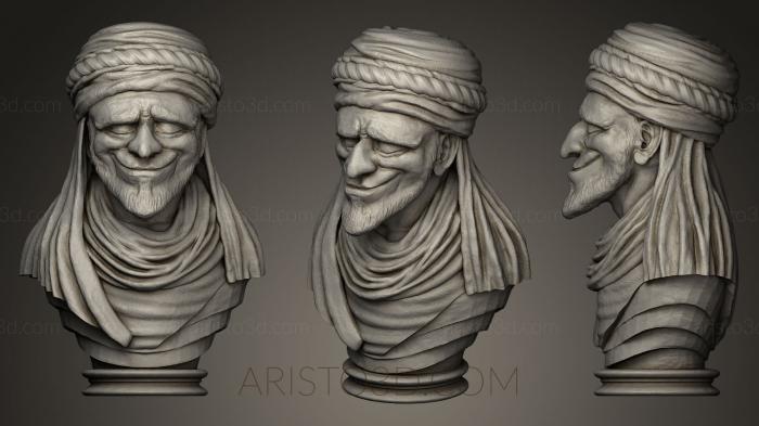 Busts and heads antique and historical (BUSTA_0217) 3D model for CNC machine
